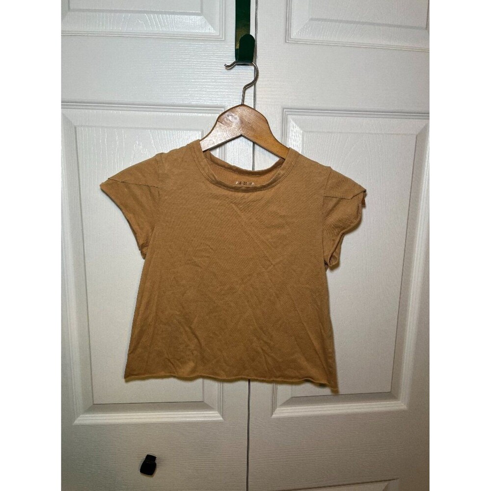 Arizona Jean Co Mustard Crop Top XS